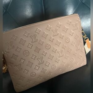 Louis Vuitton Nude Embossed Monogram Shoulder Bag